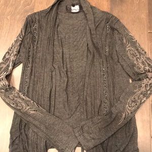 Miss Me Beaded and Fringe Cardigan